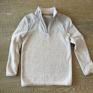All in Motion Boys Gray Quarter Zip Sweatshirt Size 6-7